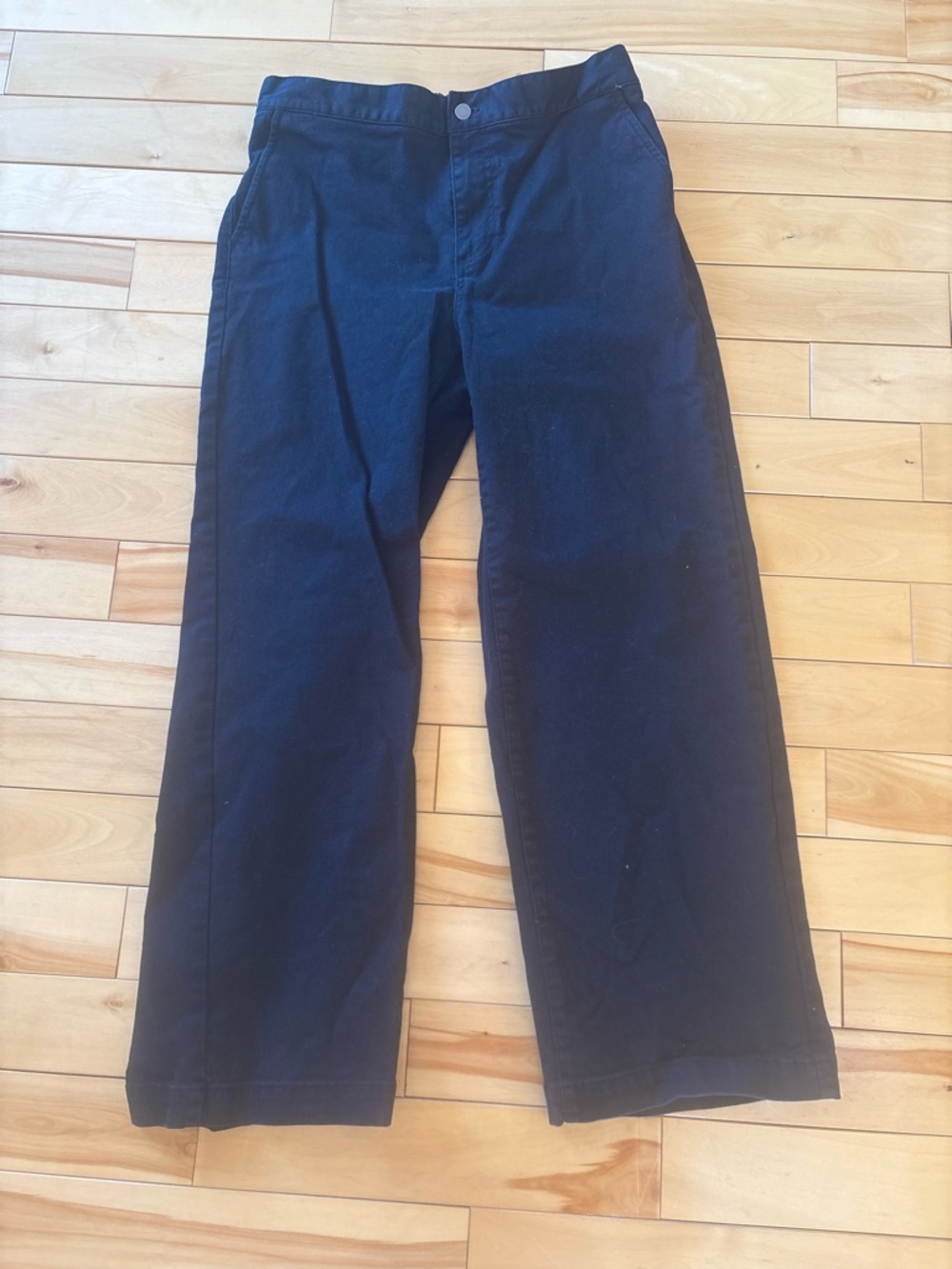 OAK + FORT Black Wide-Leg Pants